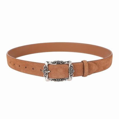Ceinture grande taille en cuir véritable - corset pour femme