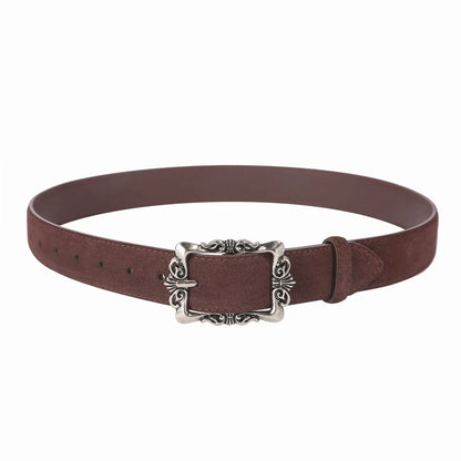 Ceinture grande taille en cuir véritable - corset pour femme