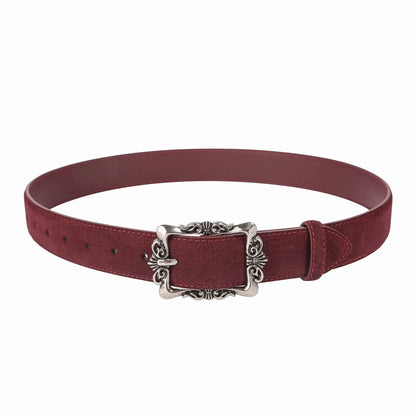 Ceinture grande taille en cuir véritable - corset pour femme