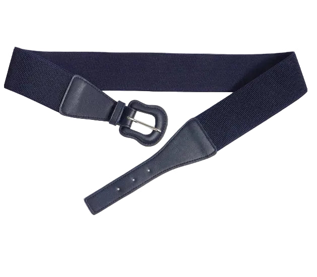 Ceinture large élastique femme boucle design