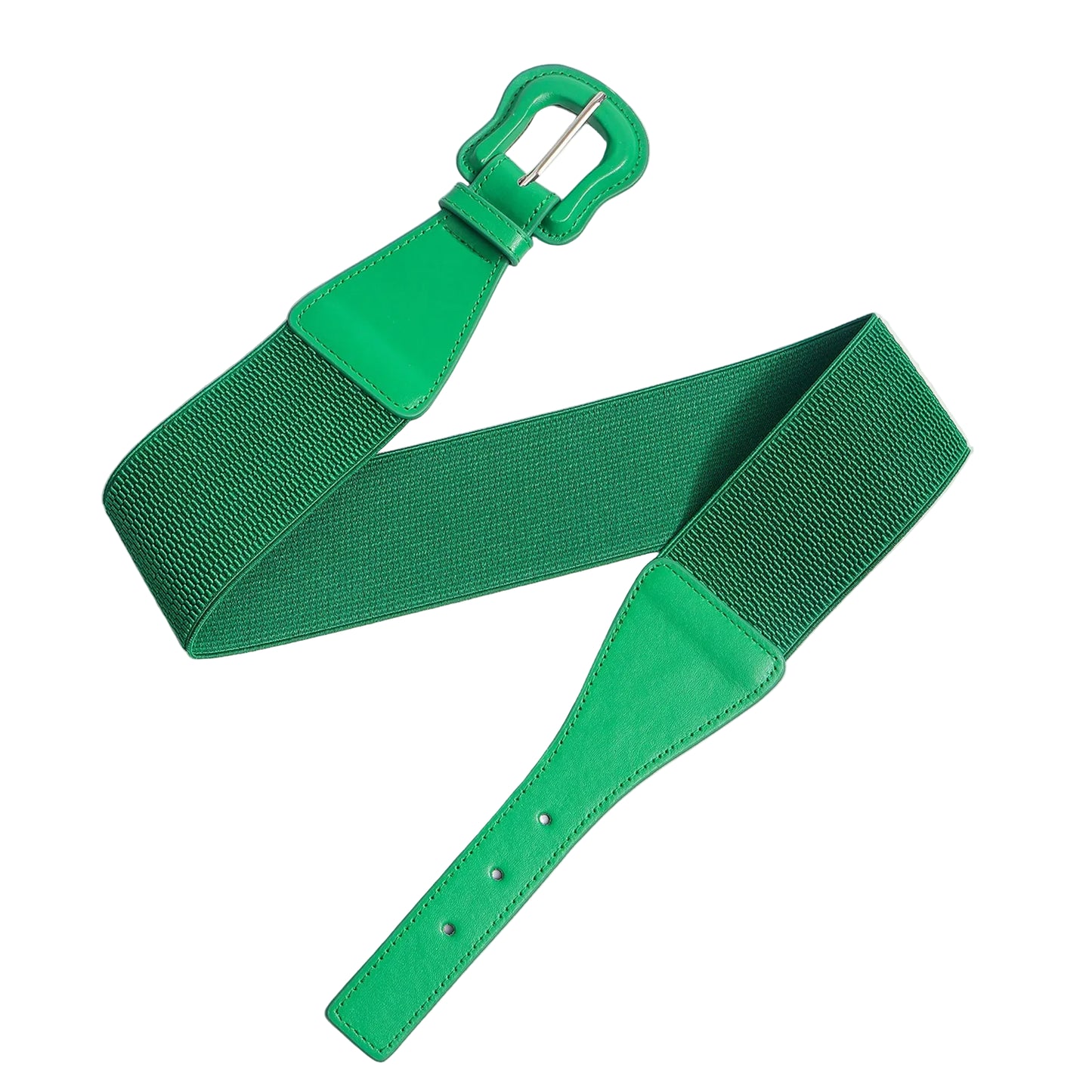 Ceinture large élastique femme boucle design