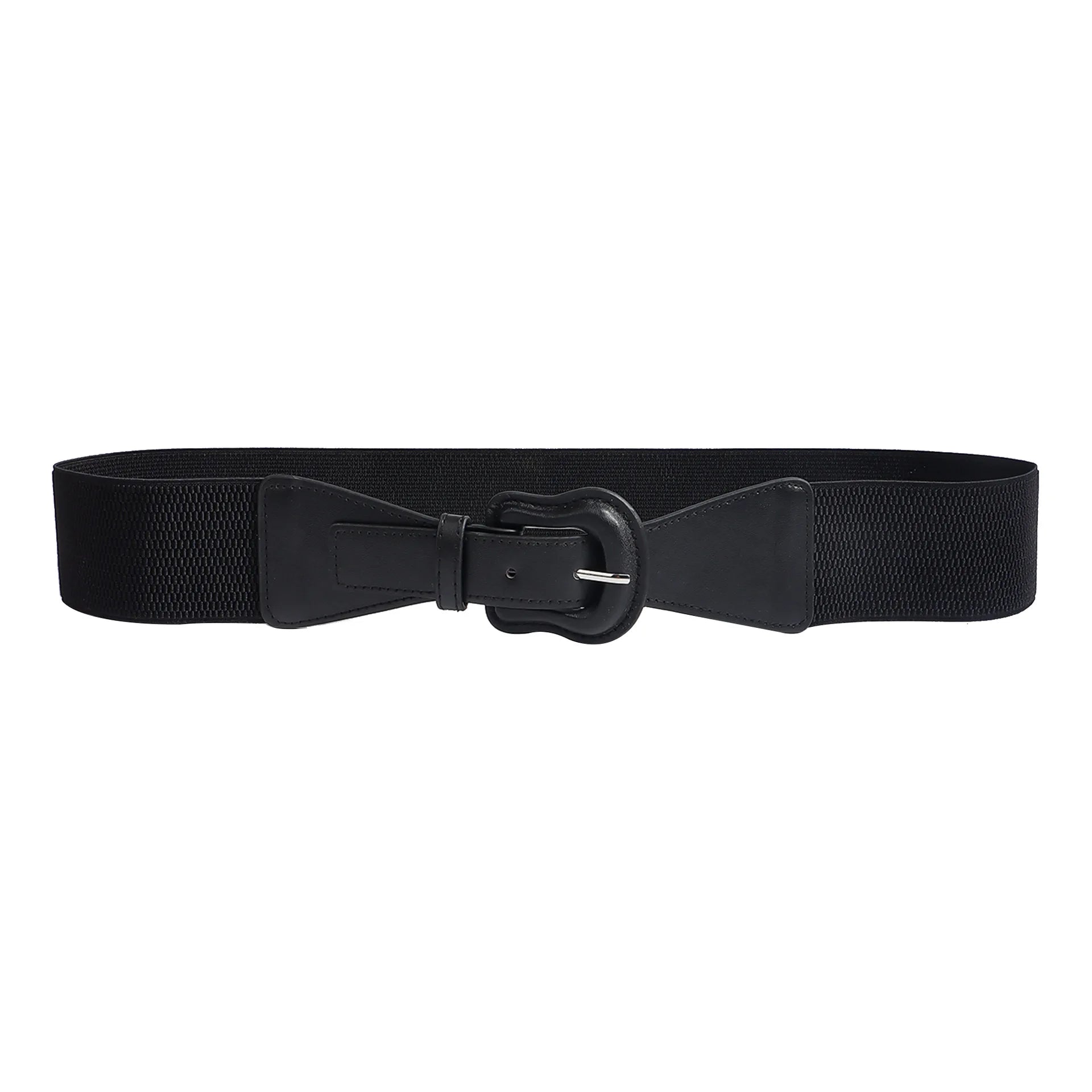 Ceinture large élastique femme boucle design