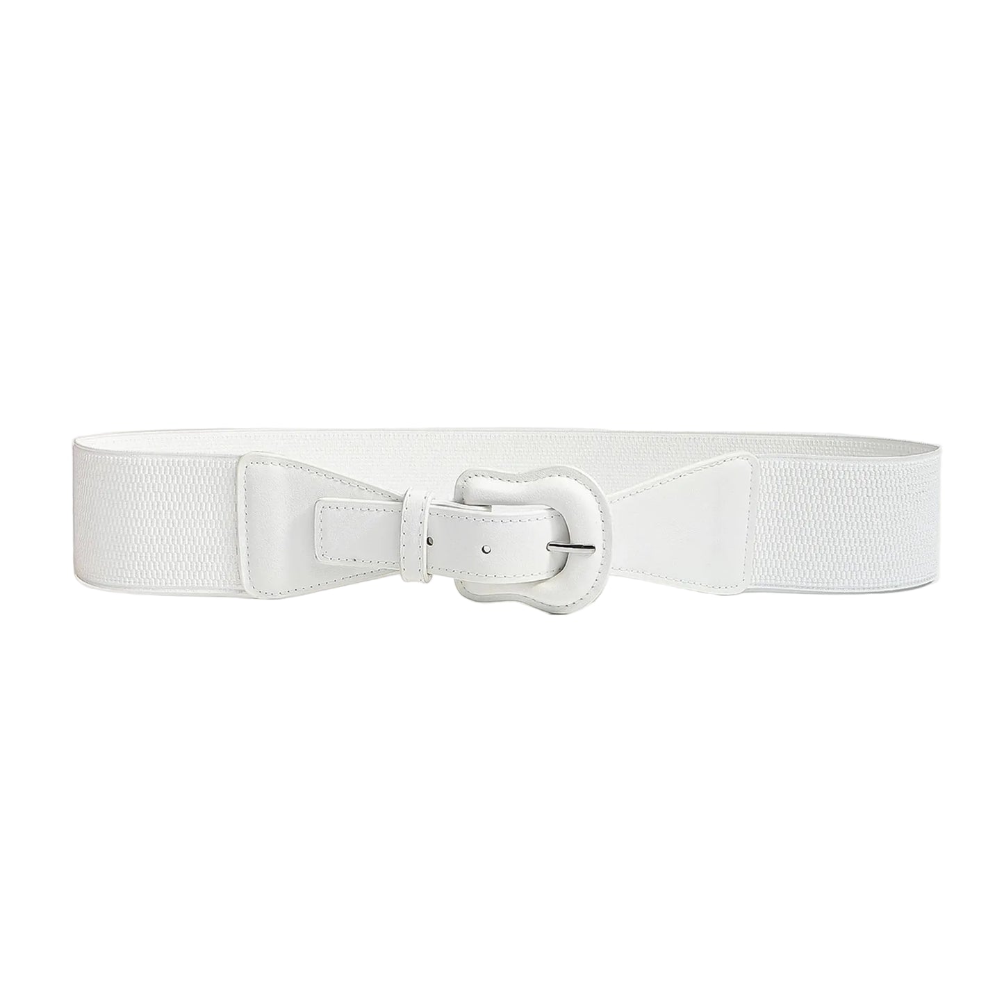Ceinture large élastique femme boucle design