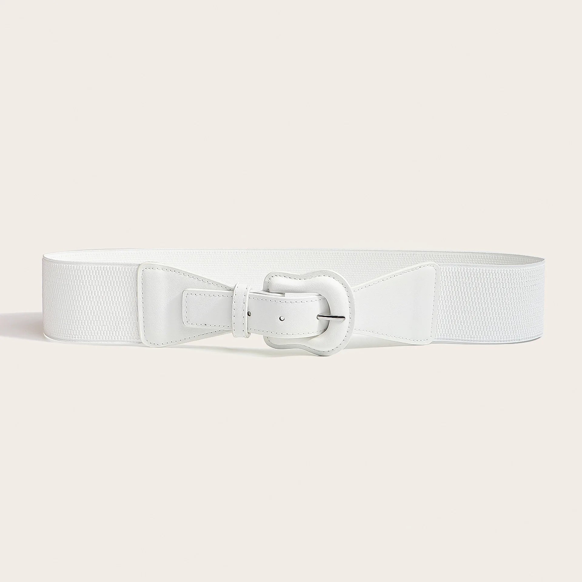 Ceinture large élastique femme boucle design