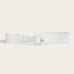 Ceinture large élastique femme boucle design