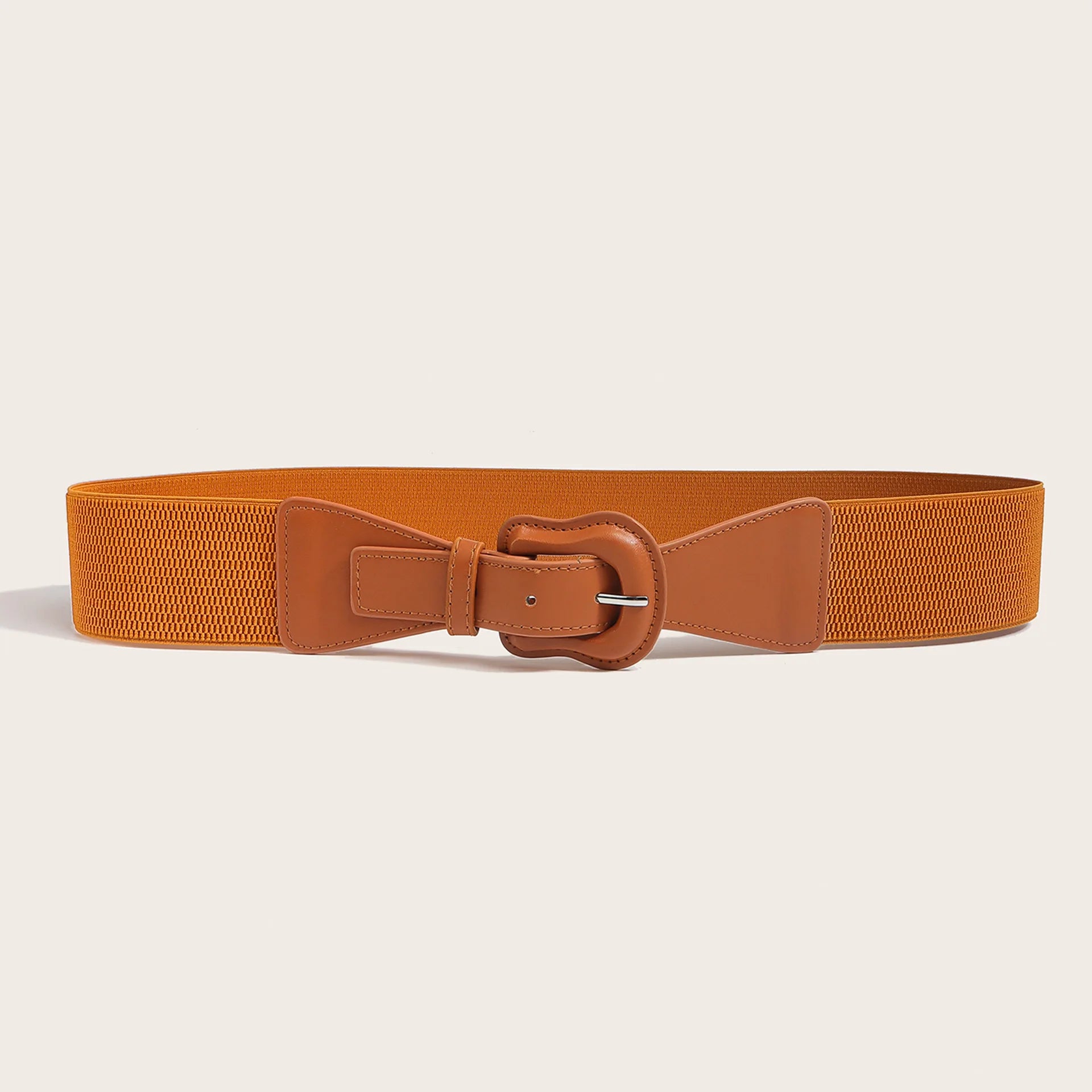 Ceinture large élastique femme boucle design