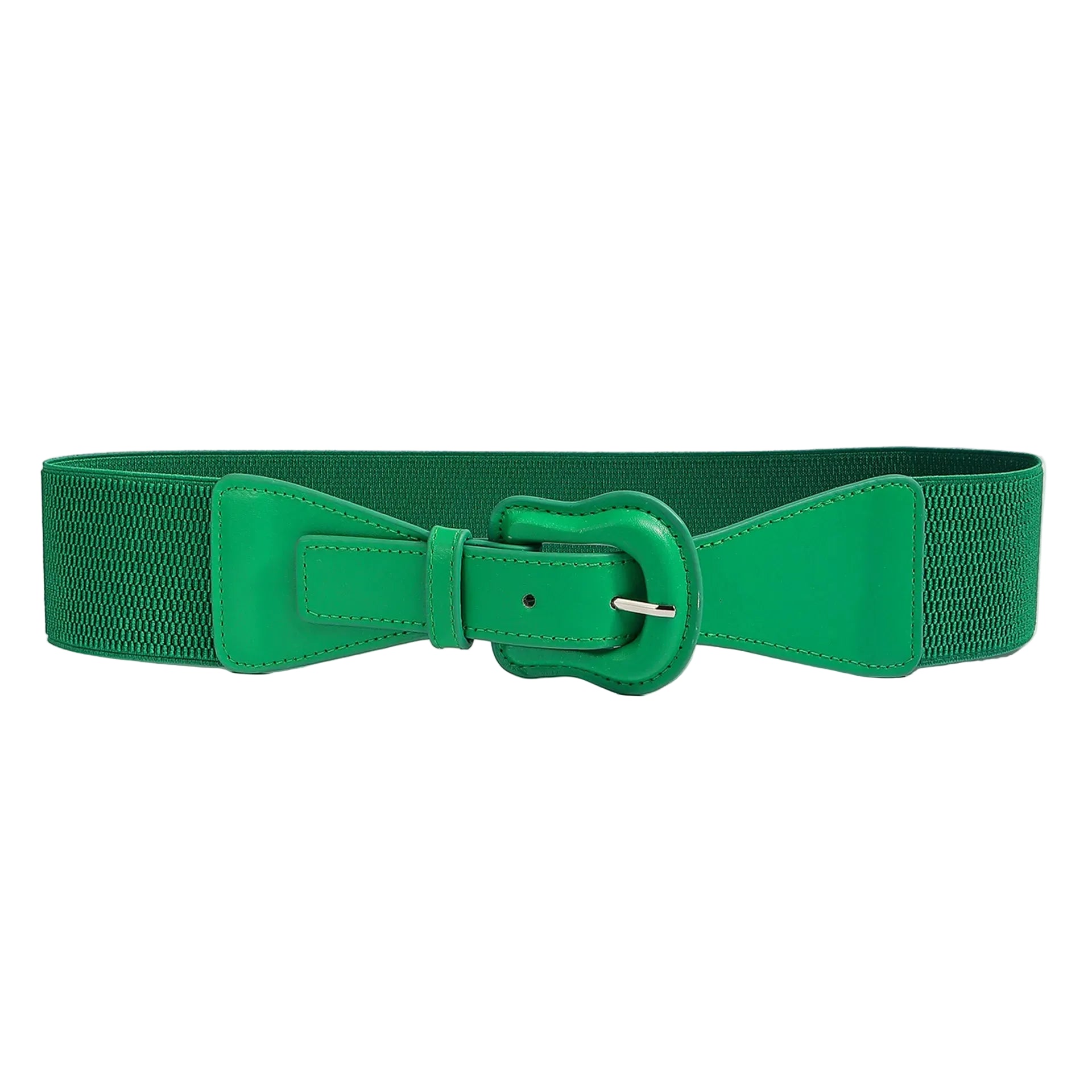 Ceinture large élastique femme boucle design