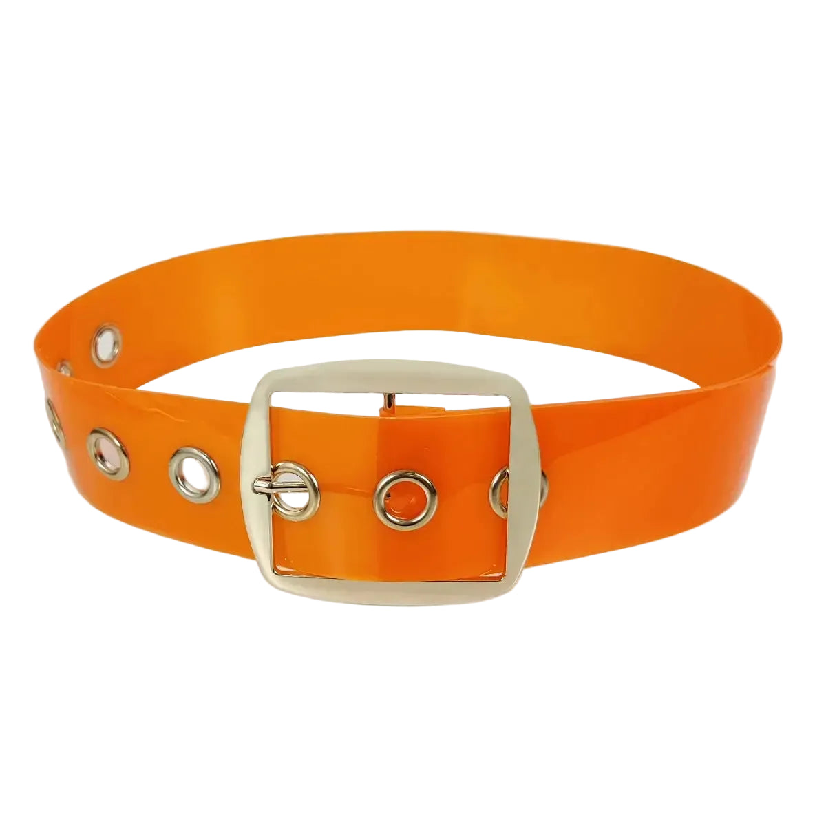 Ceinture large transparente pour femme
