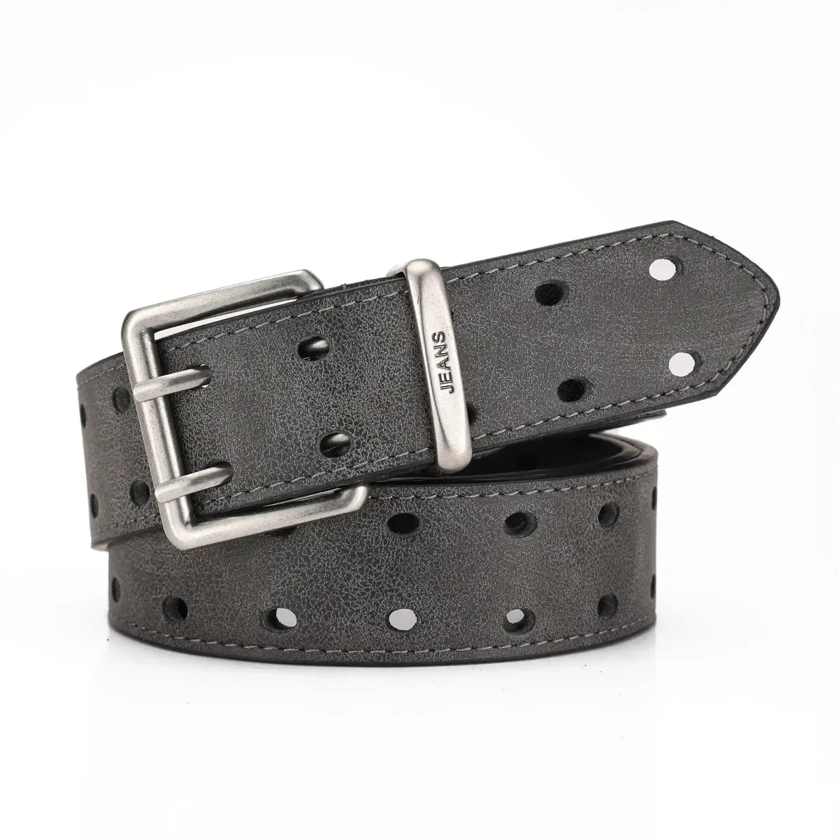 Ceinture rétro classique en simili cuir pour hommes et femmes
