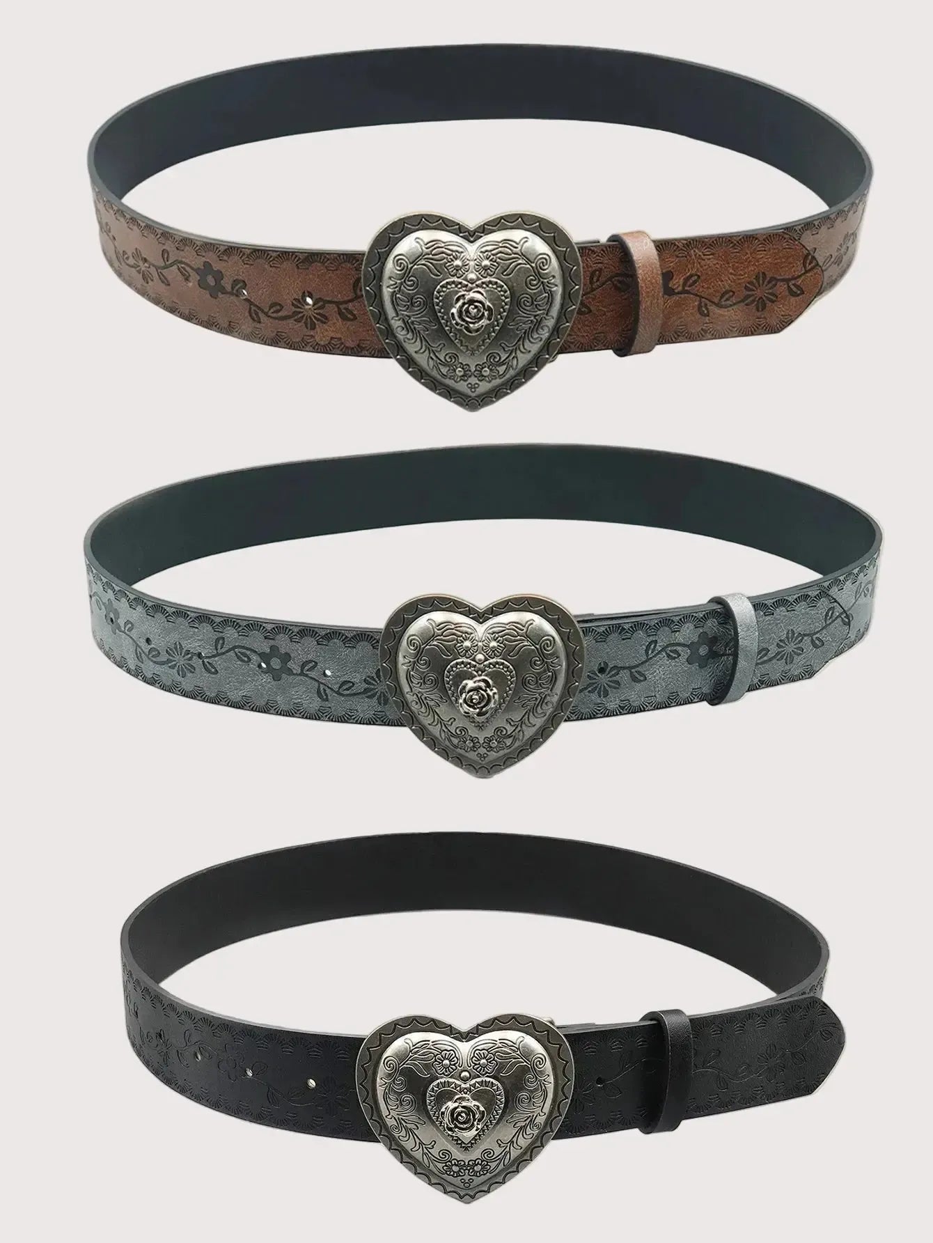 Ceinture western féminine – Forme cœur, parfaite avec robes et jeans