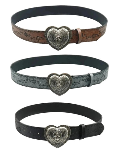 Ceinture western féminine – Forme cœur, parfaite avec robes et jeans