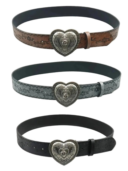 Ceinture western féminine – Forme cœur, parfaite avec robes et jeans
