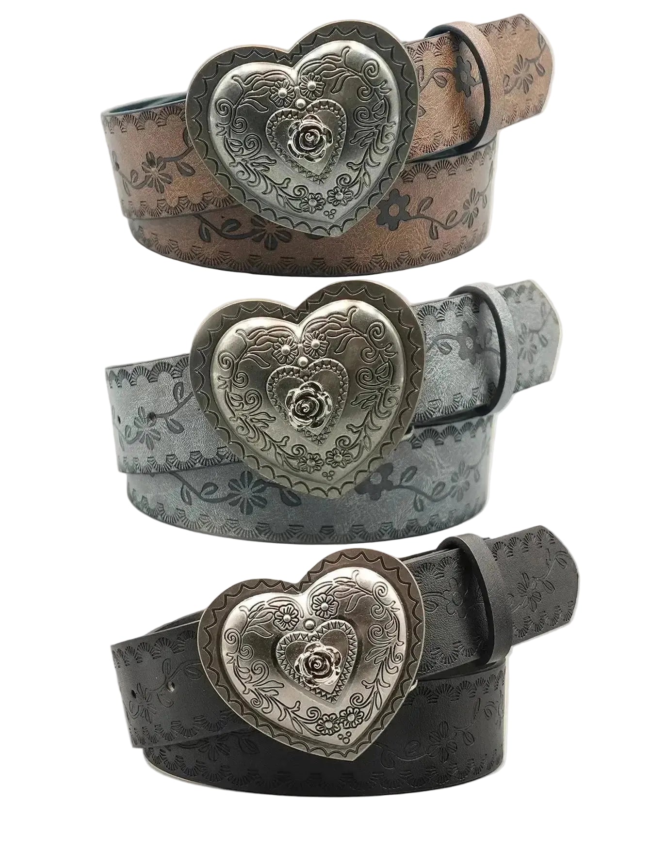 Ceinture western féminine – Forme cœur, parfaite avec robes et jeans