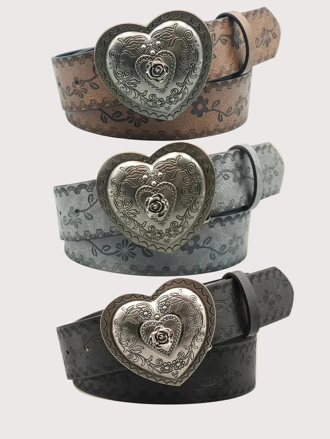 Ceinture western féminine – Forme cœur, parfaite avec robes et jeans