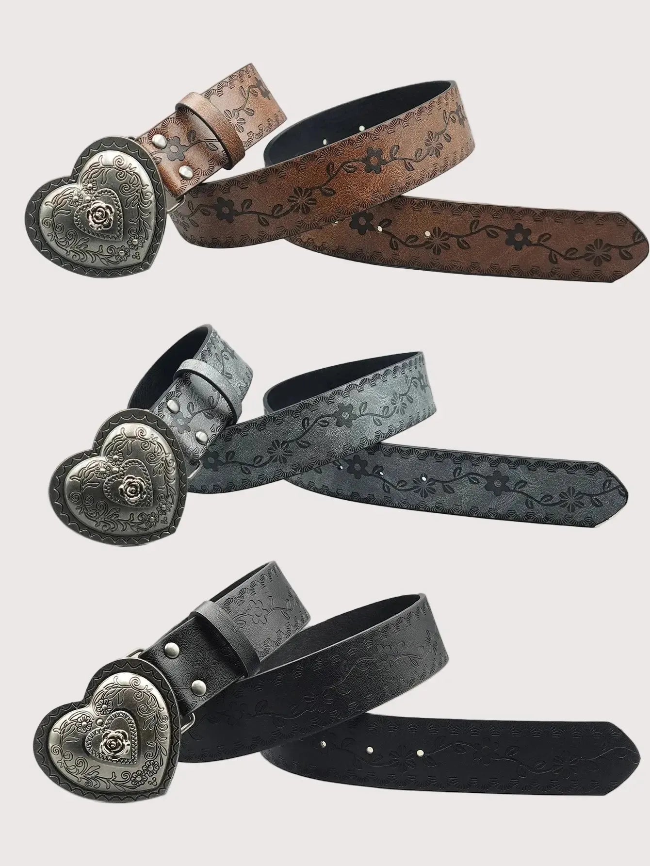 Ceinture western féminine – Forme cœur, parfaite avec robes et jeans