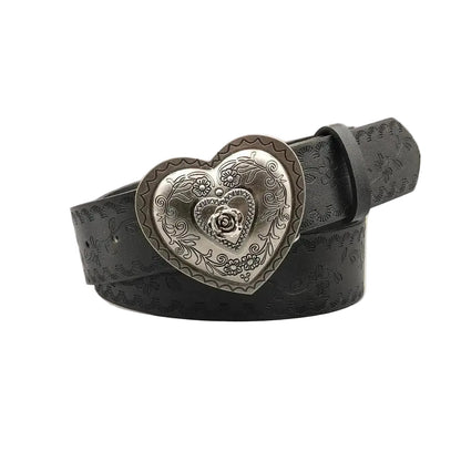 Ceinture western féminine – Forme cœur, parfaite avec robes et jeans