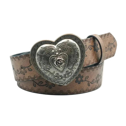 Ceinture western féminine – Forme cœur, parfaite avec robes et jeans