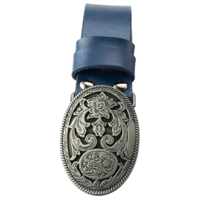 Ceinture western femme avec motif arabesque décoratif