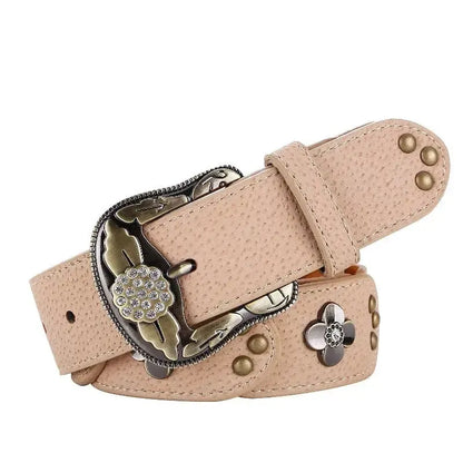 Ceinture western pour femme mode rétro décorative