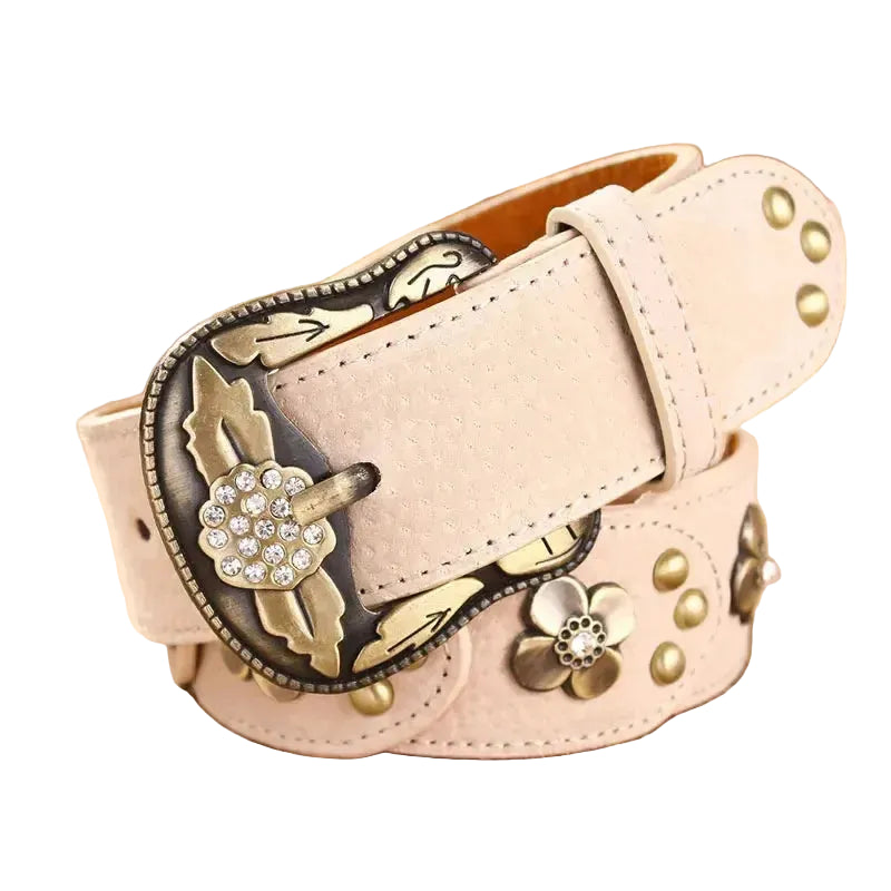 Ceinture western pour femme mode rétro décorative