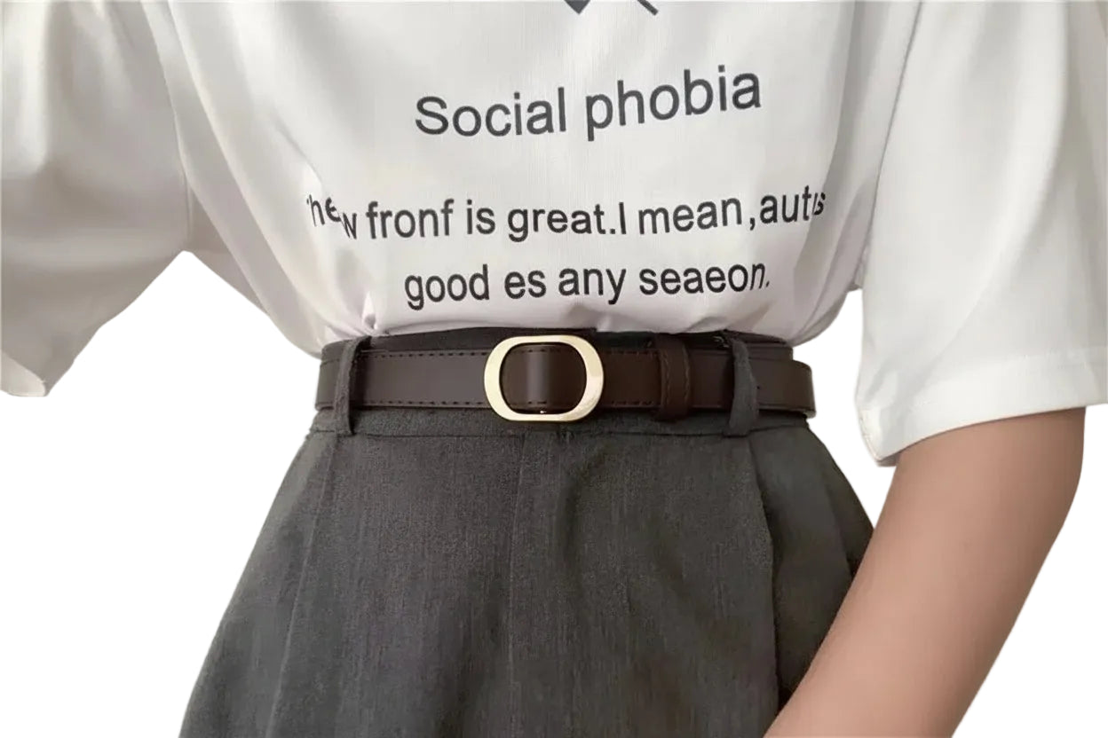 Ceinture en cuir élégante – Ajustement parfait sans trous visibles