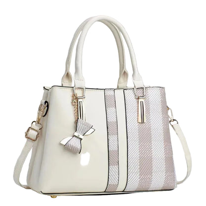 Léa – Sac à Main Grande Capacité Femme avec Nœud Papillon