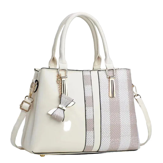 Léa – Sac à Main Grande Capacité Femme avec Nœud Papillon