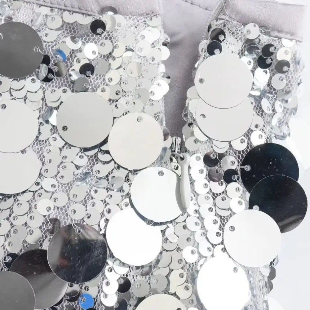 Anure – Mini jupe à sequins brillante, style soirée chic
