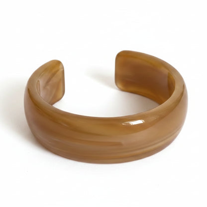 Bracelet Ondulé Bold – Résine épaisse pour femme