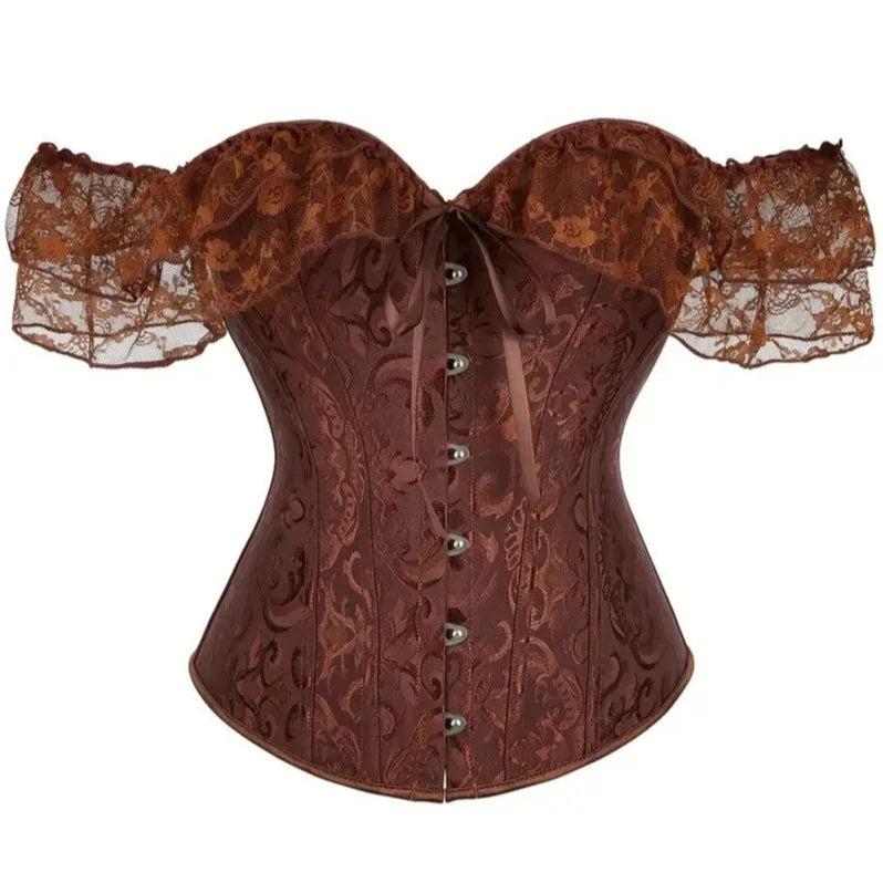 Ceinture Corset de Taille avec Manche pour Femme