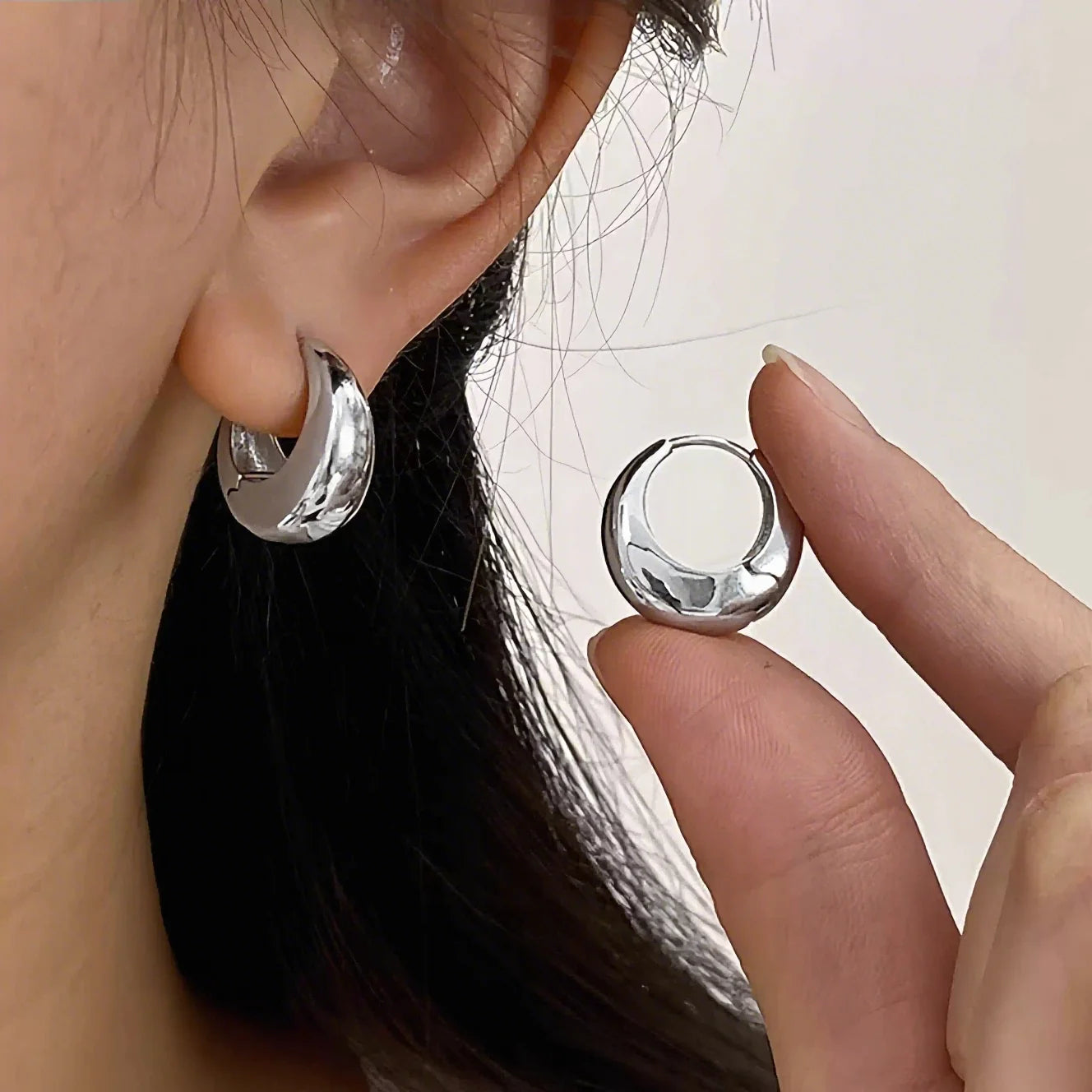 Boucles d’oreilles Nœud Vintage – Acier inoxydable