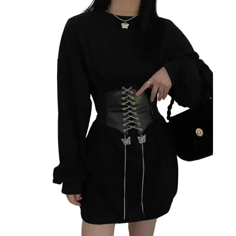 ceinture corset pirate à lacets