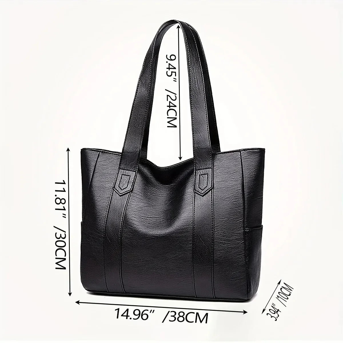 Louise – Sac cabas vintage grande contenance pour femme