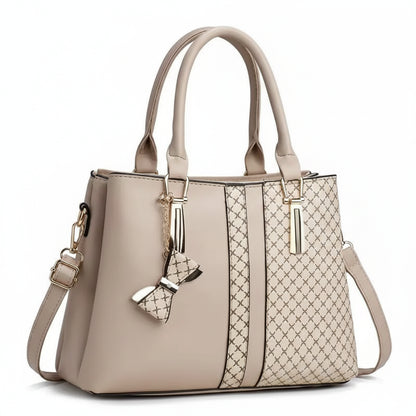 Léa – Sac à Main Grande Capacité Femme avec Nœud Papillon
