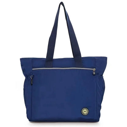 Grand Sac Cabas en Nylon Femme – Fourre-Tout Grande Capacité pour Shopping