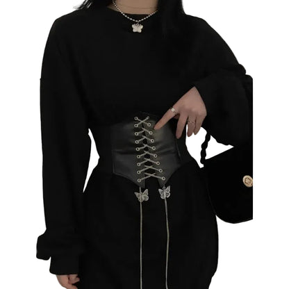 ceinture corset pirate à lacets