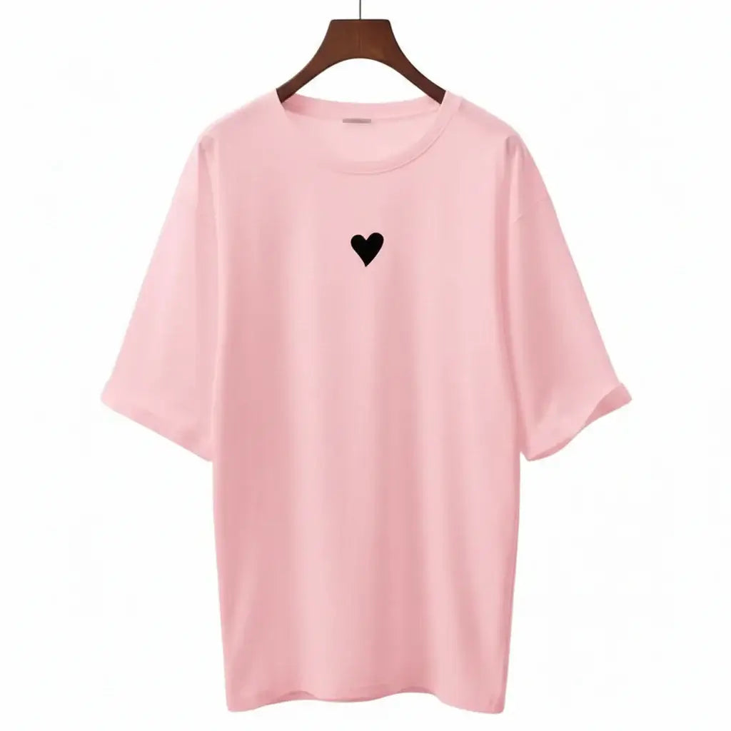 T-shirt Oversize Minimal – Basique Uni Femme