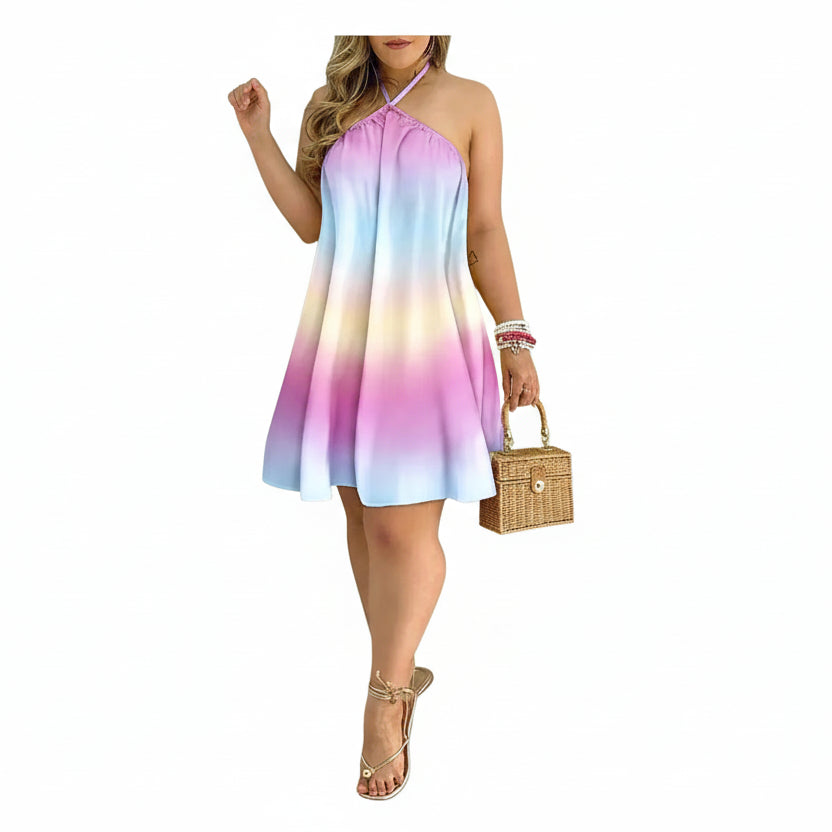 Robe Bohème Florale Dos Nu – Éclat d’Été