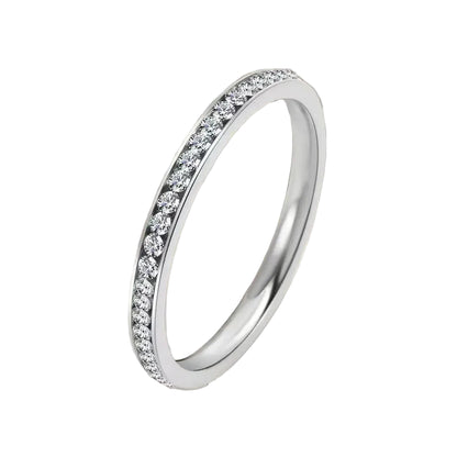 Bague Éclat de Zircon Micro-Pavé
