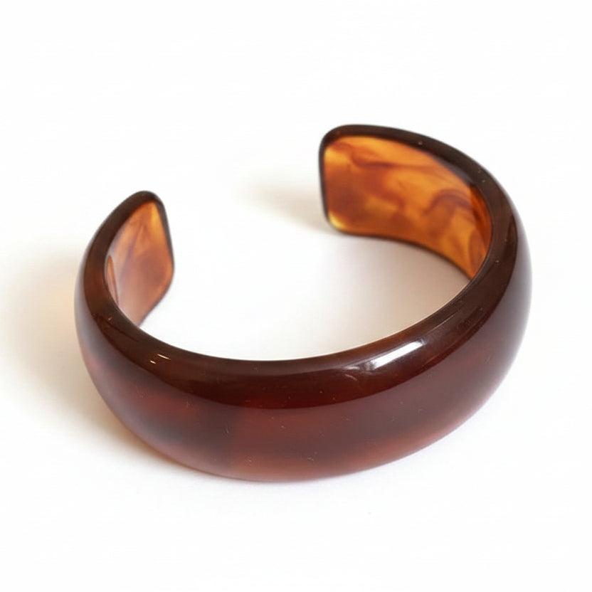 Bracelet Ondulé Bold – Résine épaisse pour femme