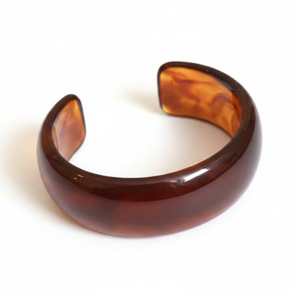 Bracelet Ondulé Bold – Résine épaisse pour femme