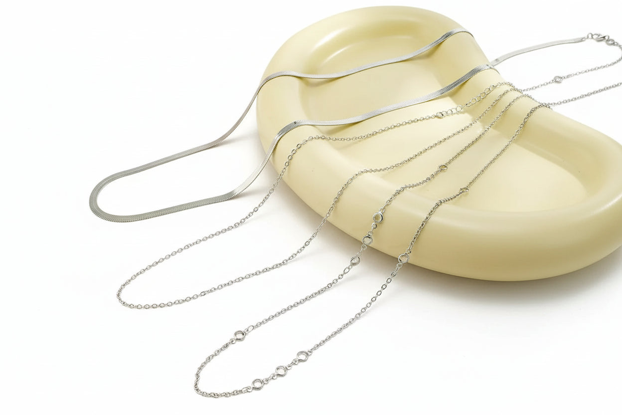 Lot de 3 Chaînes de Taille Serpent Plates Dorées – Bijoux de Corps Femme