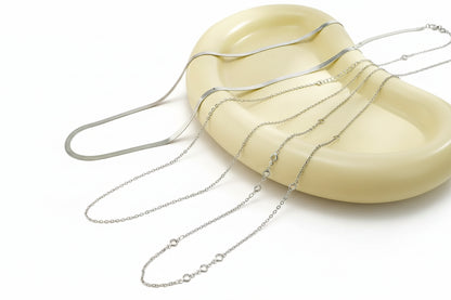 Lot de 3 Chaînes de Taille Serpent Plates Dorées – Bijoux de Corps Femme