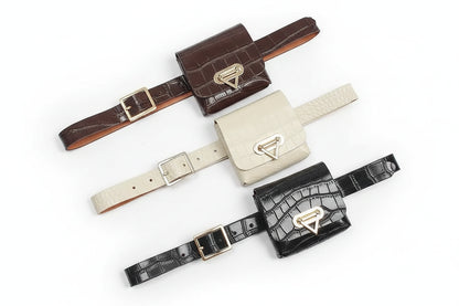 Ceinture à Poche Femme Style Coréen Chic