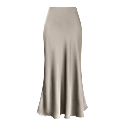 Pretty Luxe – Jupe Satinée en Soie pour Femme