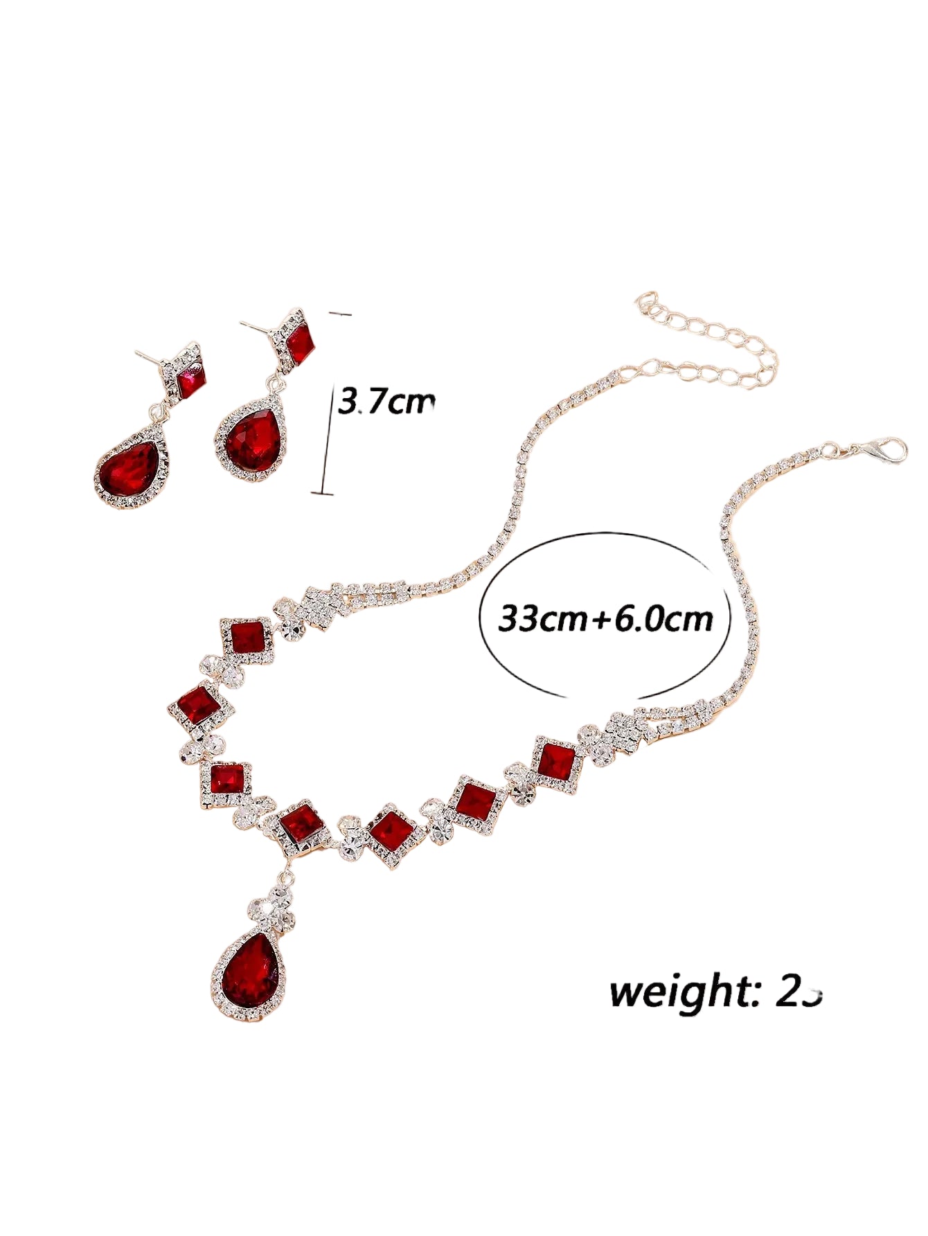 Ensemble Bijoux Élégance – Collier & Boucles 3 pièces