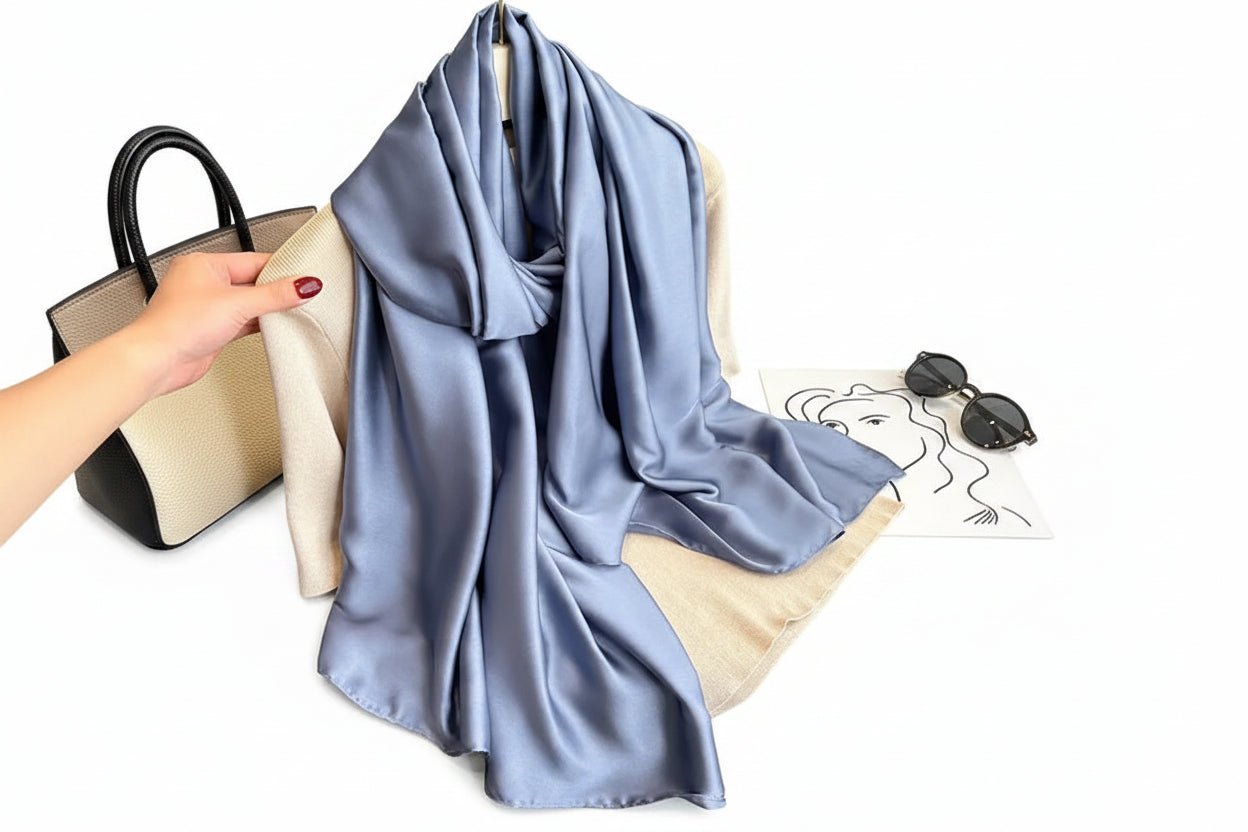 Écharpe Foulard 100% soie pour femme