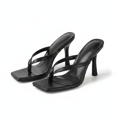 Sandales à talons bout carré – Style intemporel