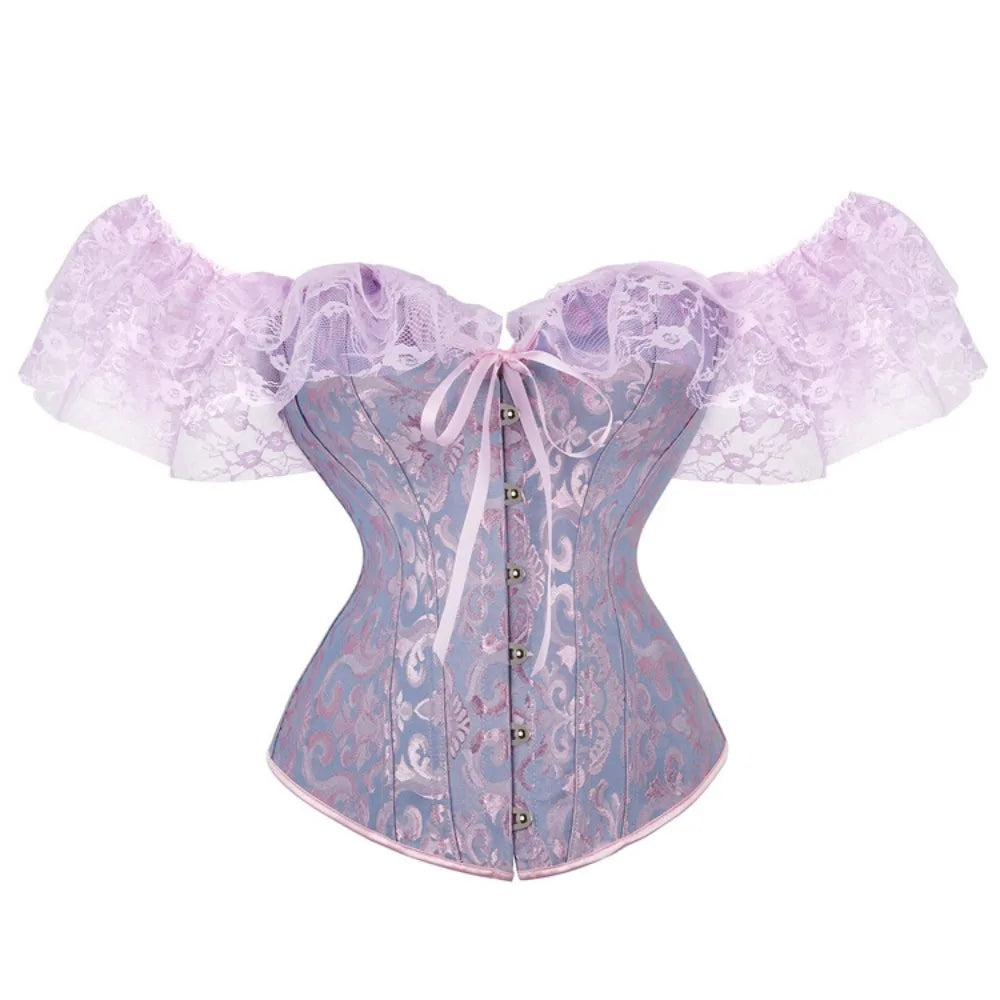 Ceinture Corset de Taille avec Manche pour Femme