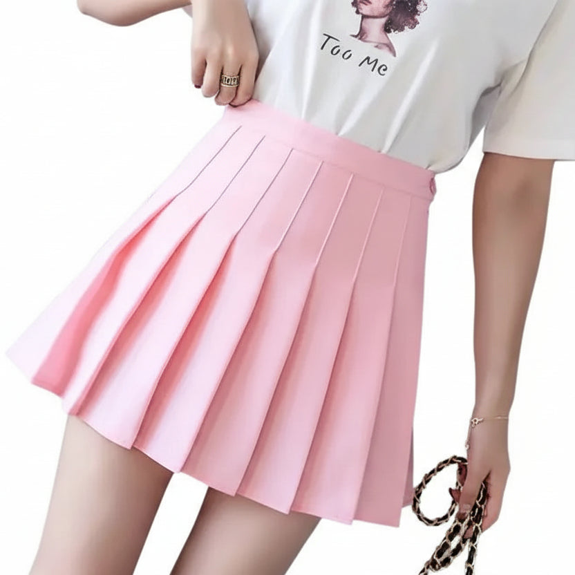 Mini Jupe Plissée Femme Printemps Été – Style Chic et Décontracté